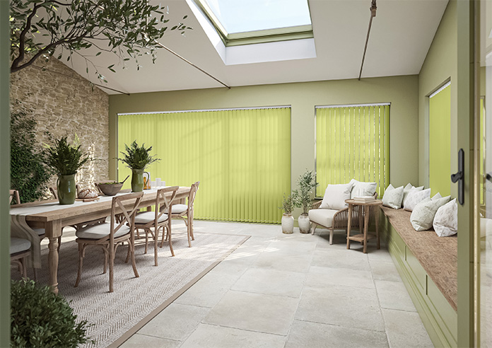 Roma, Lime - Vertical Blind - Image 7